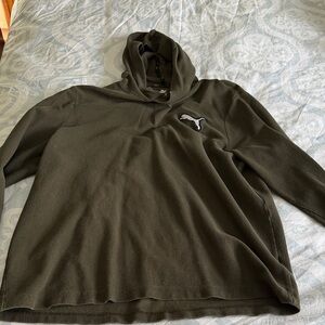 Puma Men's olive green Hoodie shirt
